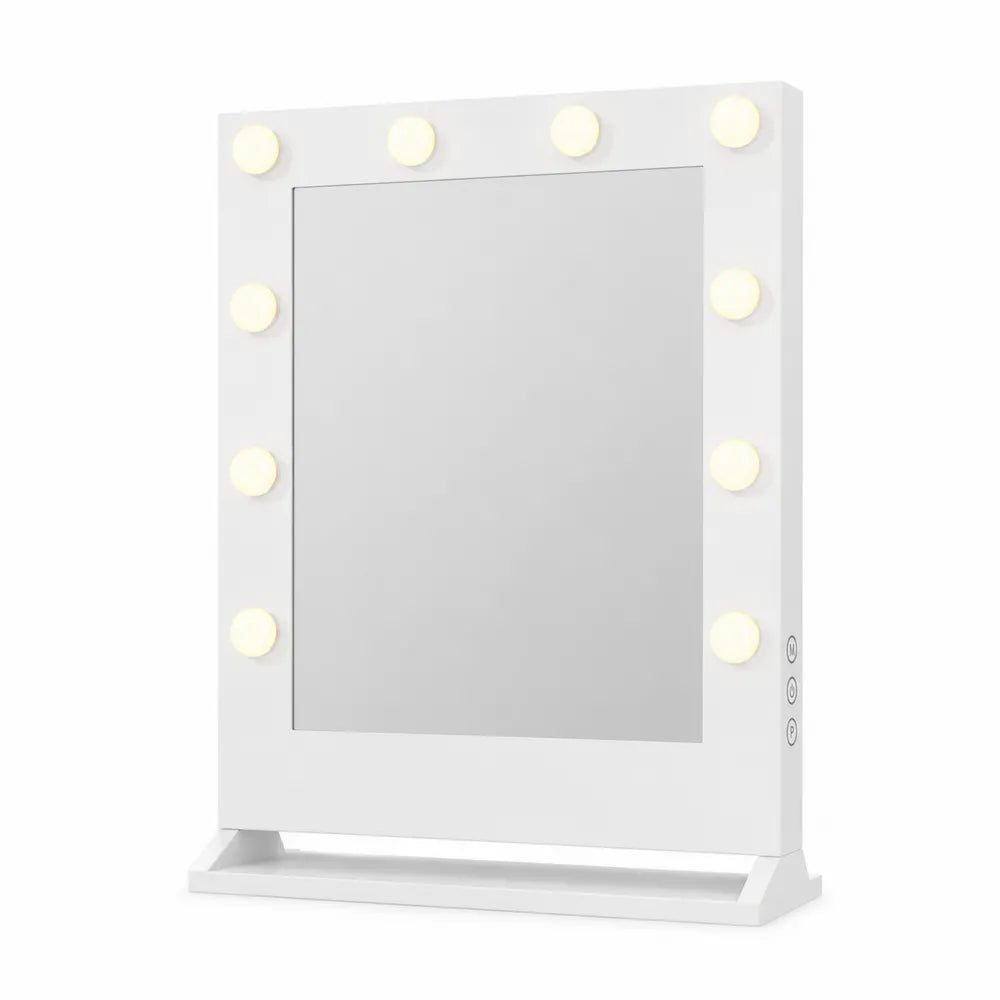 Miroir de maquillage avec éclairage LED blanc
