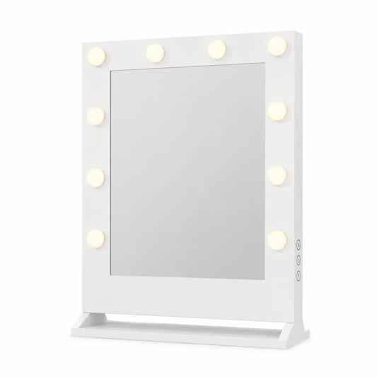 Miroir de maquillage avec éclairage LED blanc